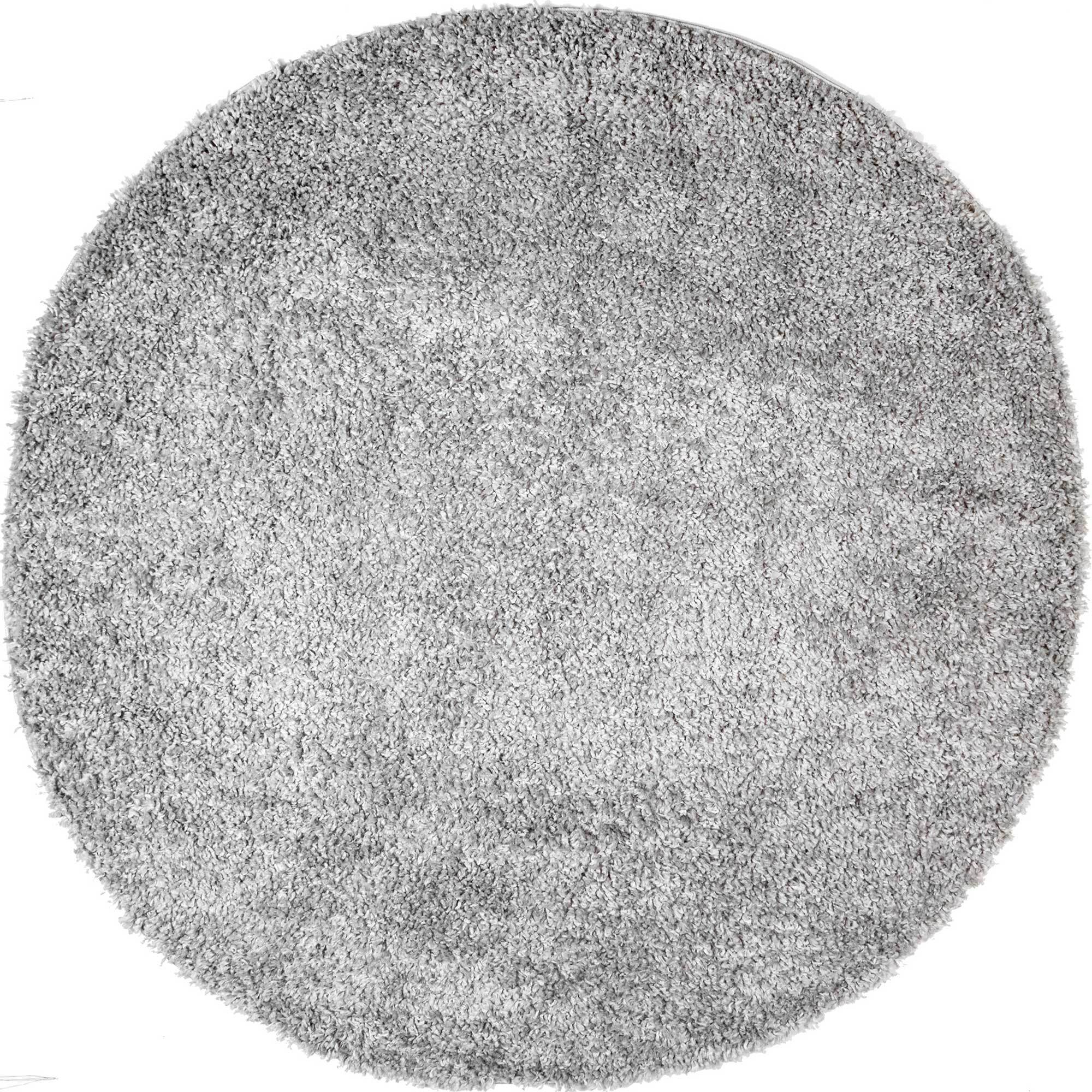 Luis Plain Grey Shaggy Rug