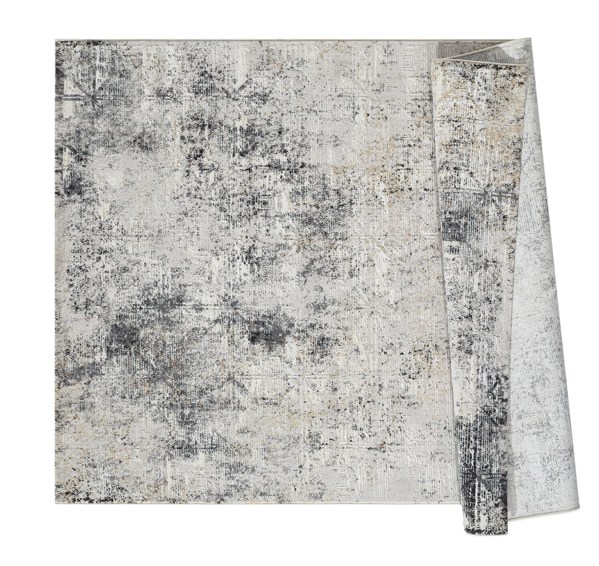 Vision Embossed Abstract Rug