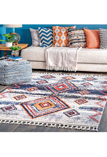 Amara Diamond Moroccan Rug