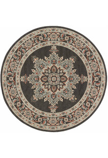 Ambient Brown Medallion Rug