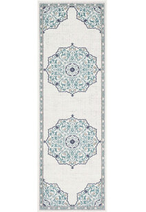 Ambient Ivory Floral Outdoor Rug