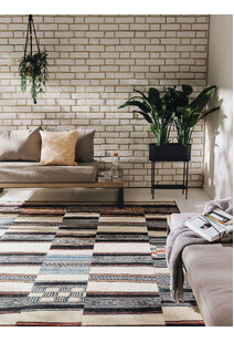 Aperto Tribal Geometric Rug