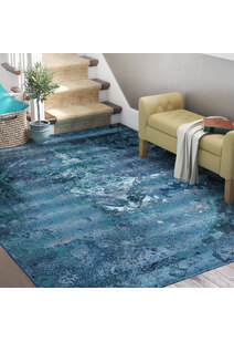 Aperto Transitional Blue Rug