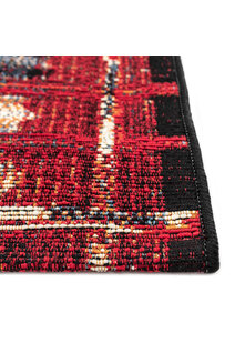 Aperto Red Tribal Pattern Rug