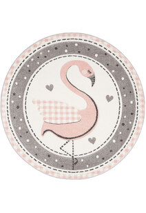 Charlie Pink Flamingo Kids Rug