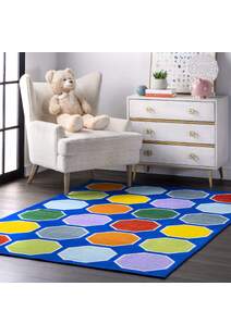 Kids Octagonal Shapes Rug