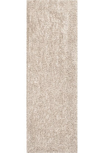 Luis Plain Beige Shaggy Rug