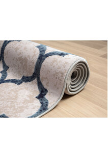 Loren Blue Moroccan Trellis Rug