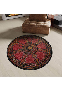 Mystique Round Tribal Rug