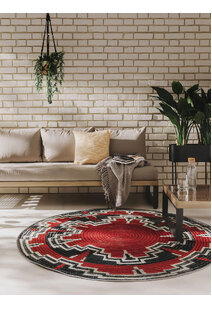 Mystique Round Tribal Rug