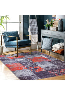 Noble Traditional Distressed Rug 