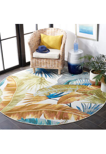 Sole Leaves Indoor & Outdoor Rug