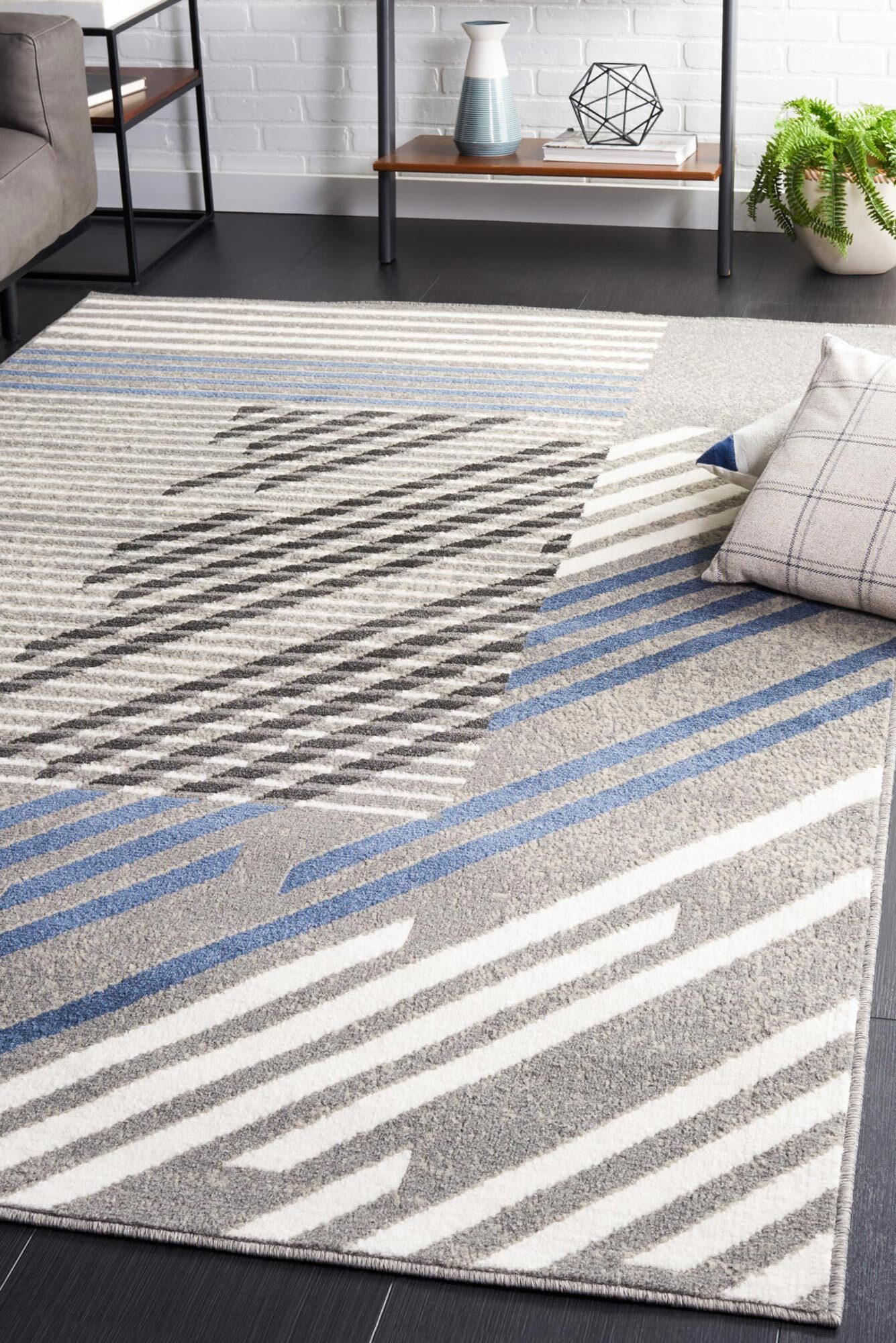 Alfa Modern Striped Rug(Size 230 x 160cm)