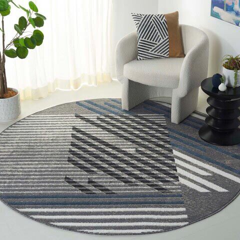 Alfa Modern Striped Rug