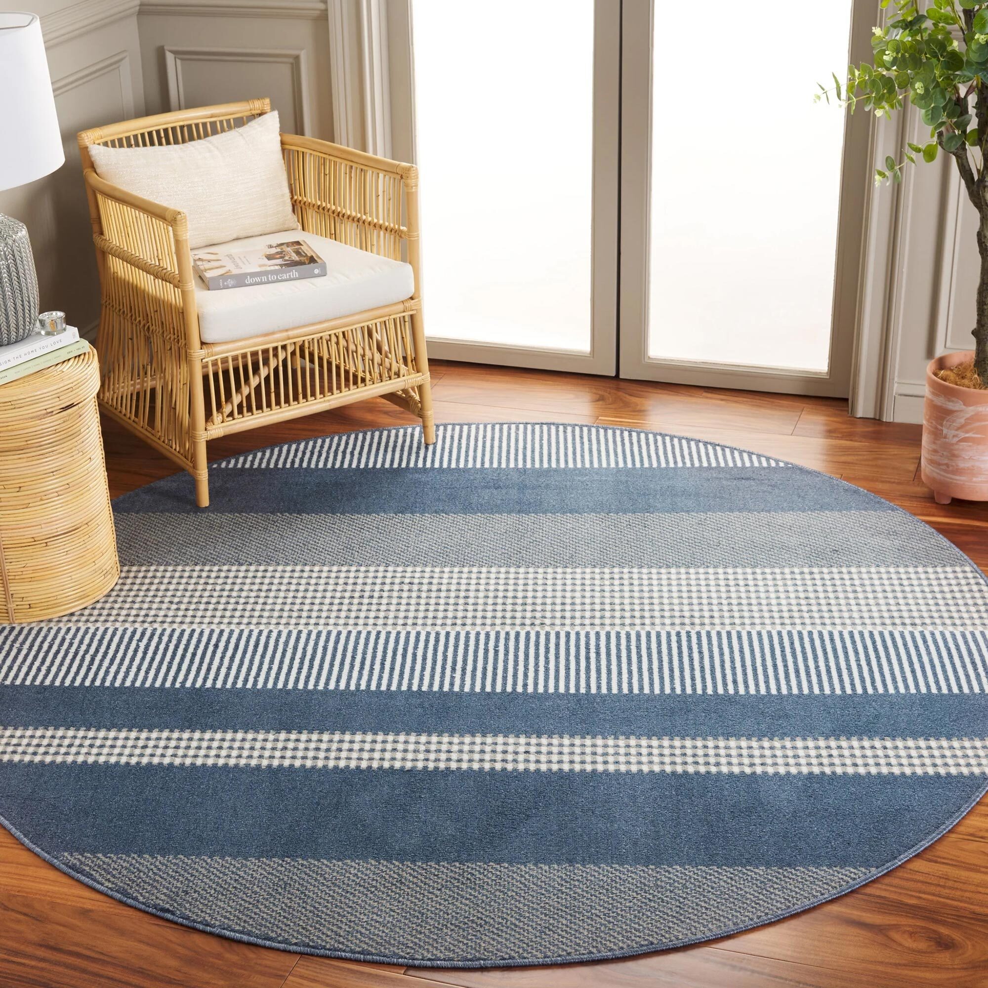 Alfa Contemporary Striped Rug