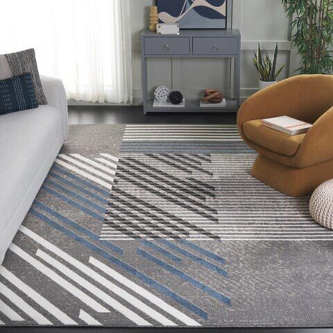 Alfa Modern Striped Rug