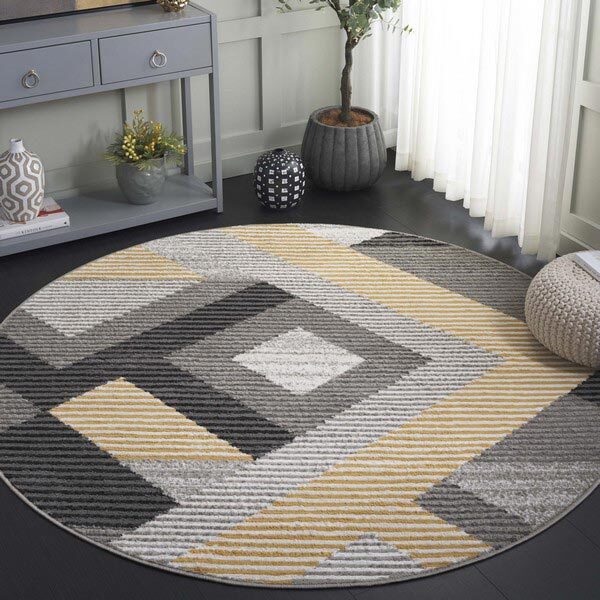 Alfa Geometric Abstract Rug