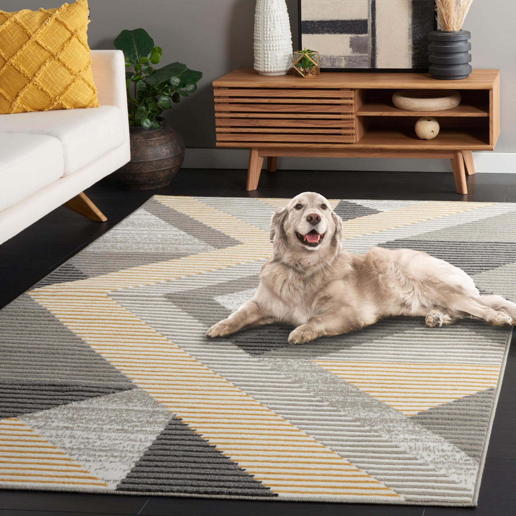 Alfa Geometric Abstract Rug