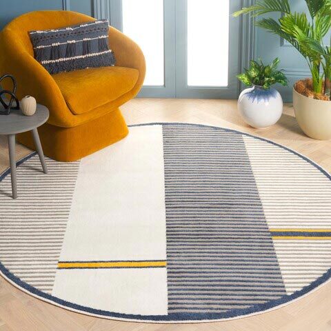 Alfa Modern Striped Rug