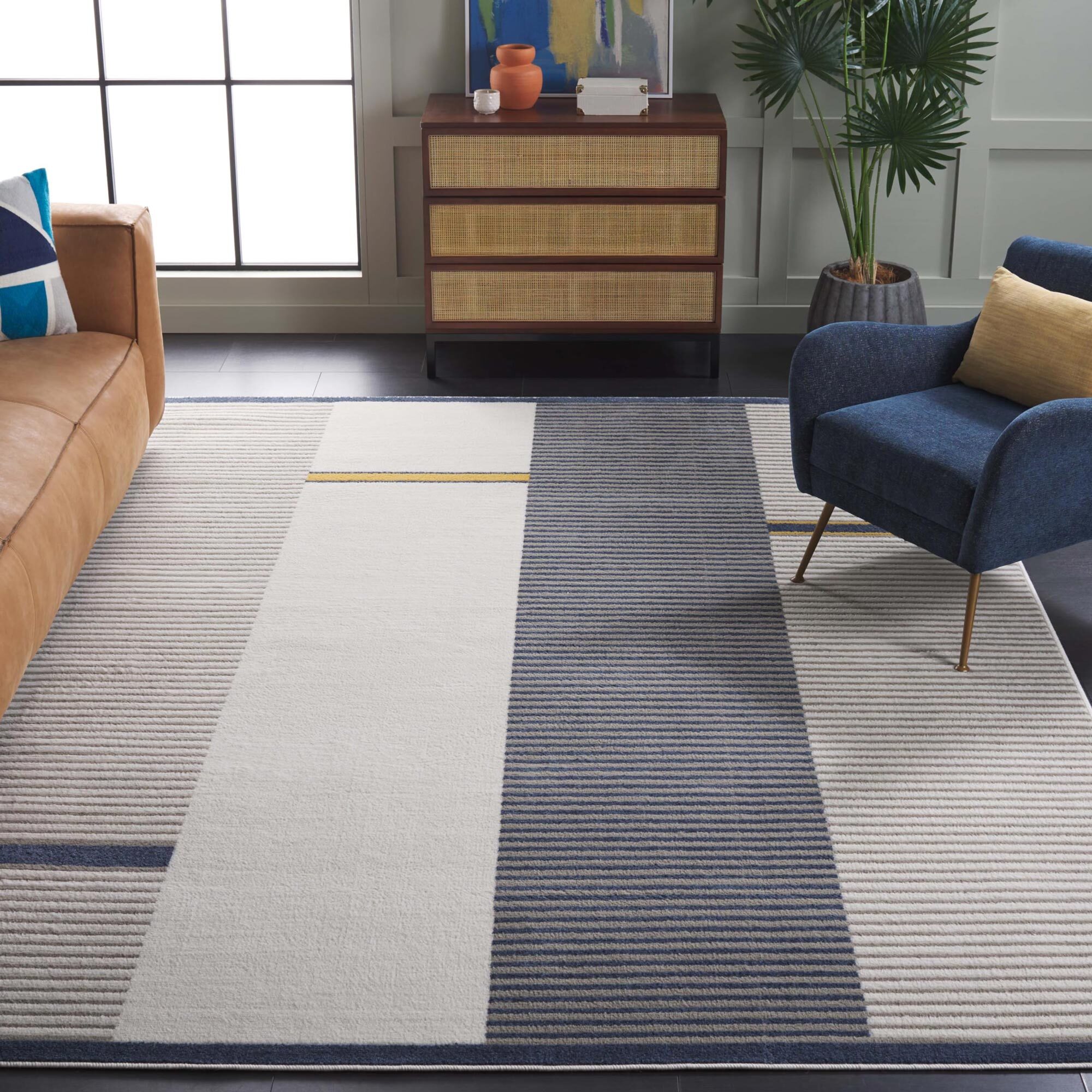 Alfa Modern Striped Rug