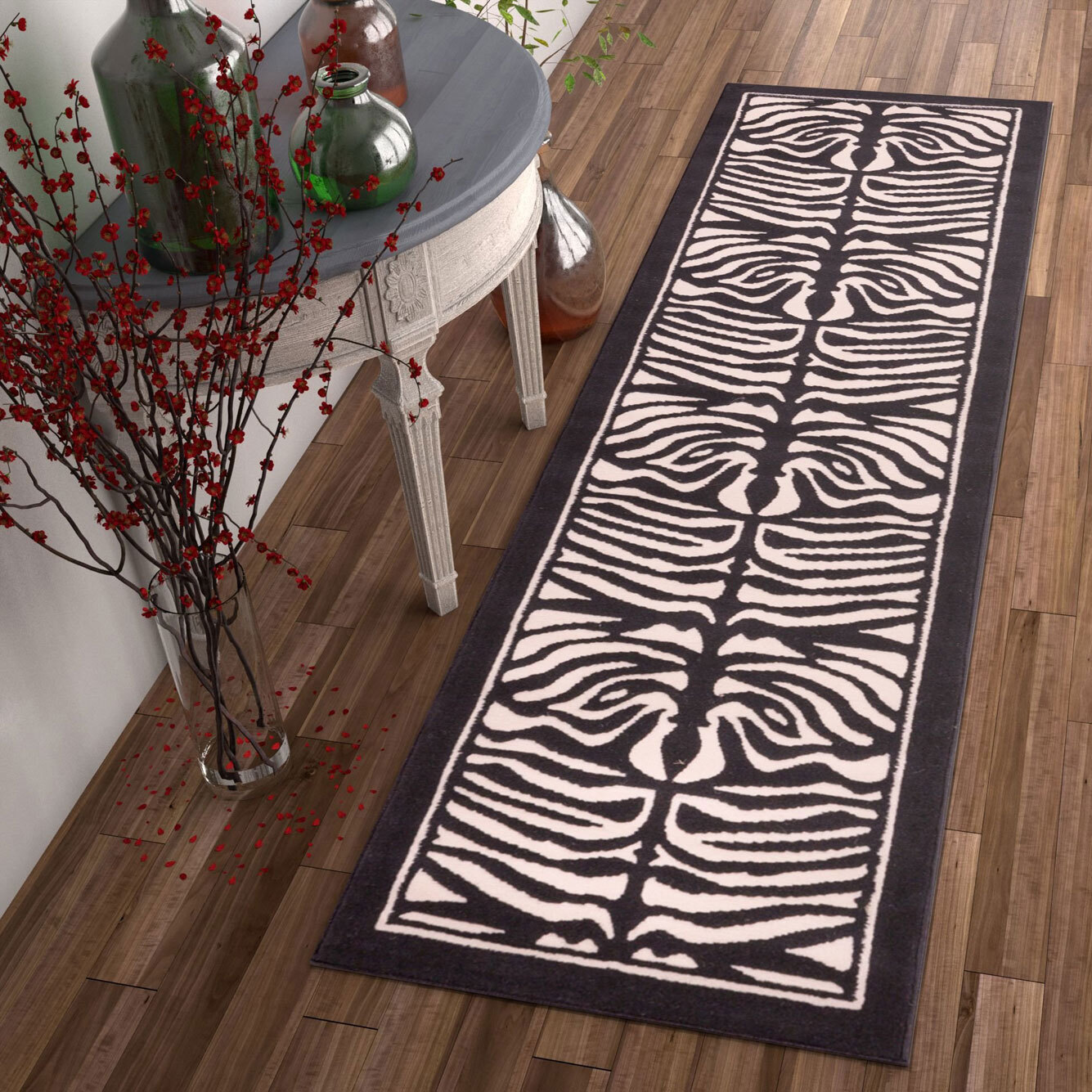 Americo Zebra Animal Print Rug