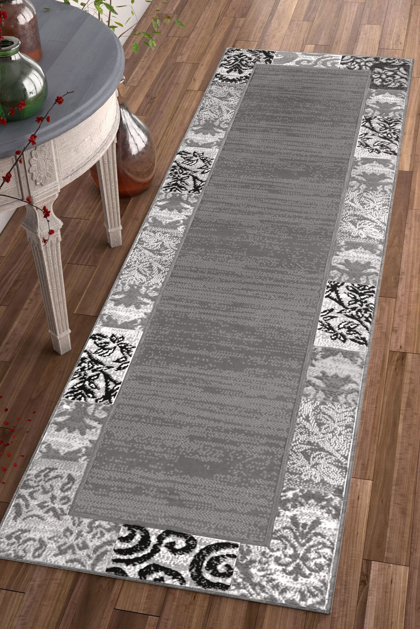 Americo Floral Border Rug