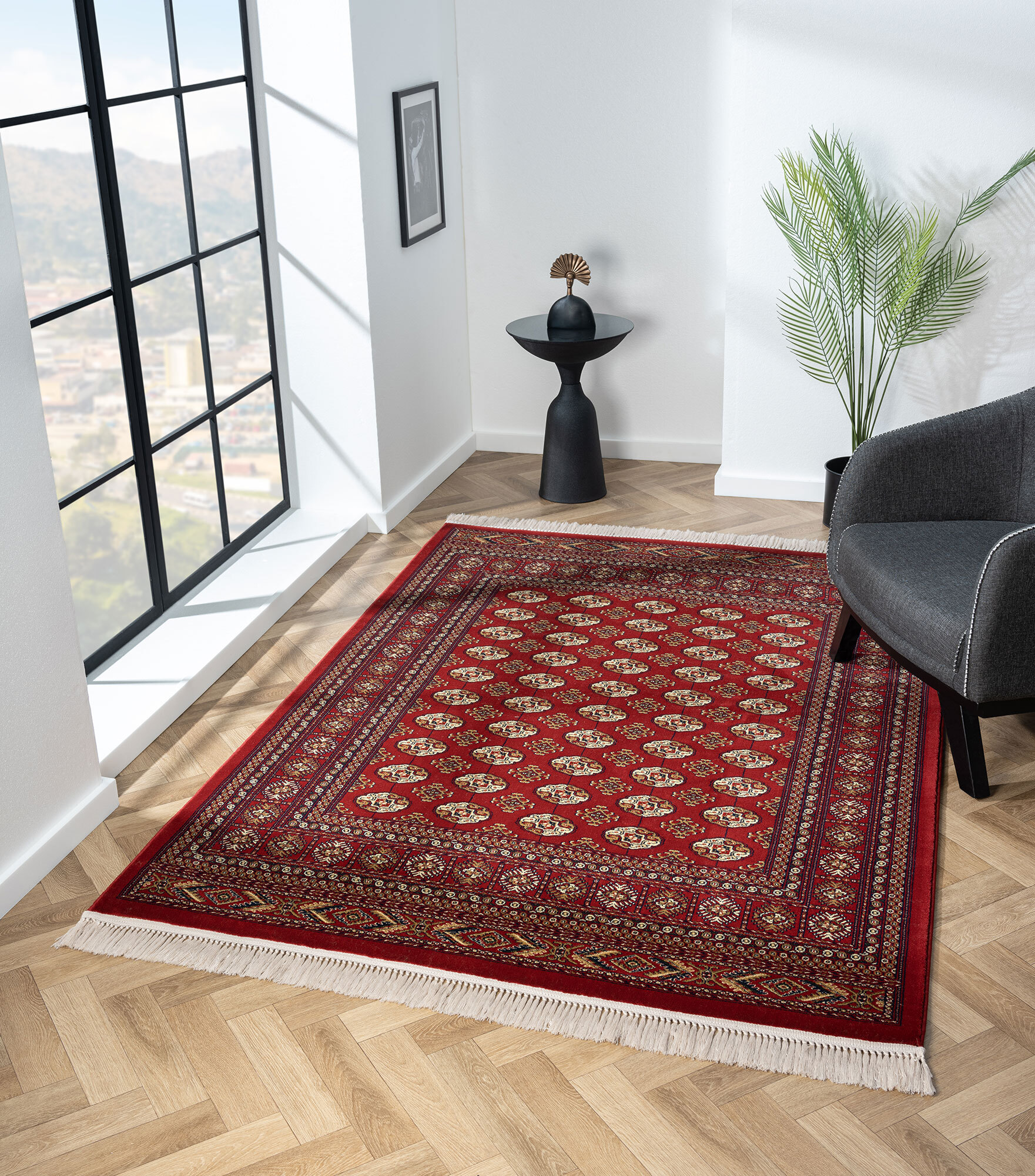 Turkomen Classic Geometric Rug