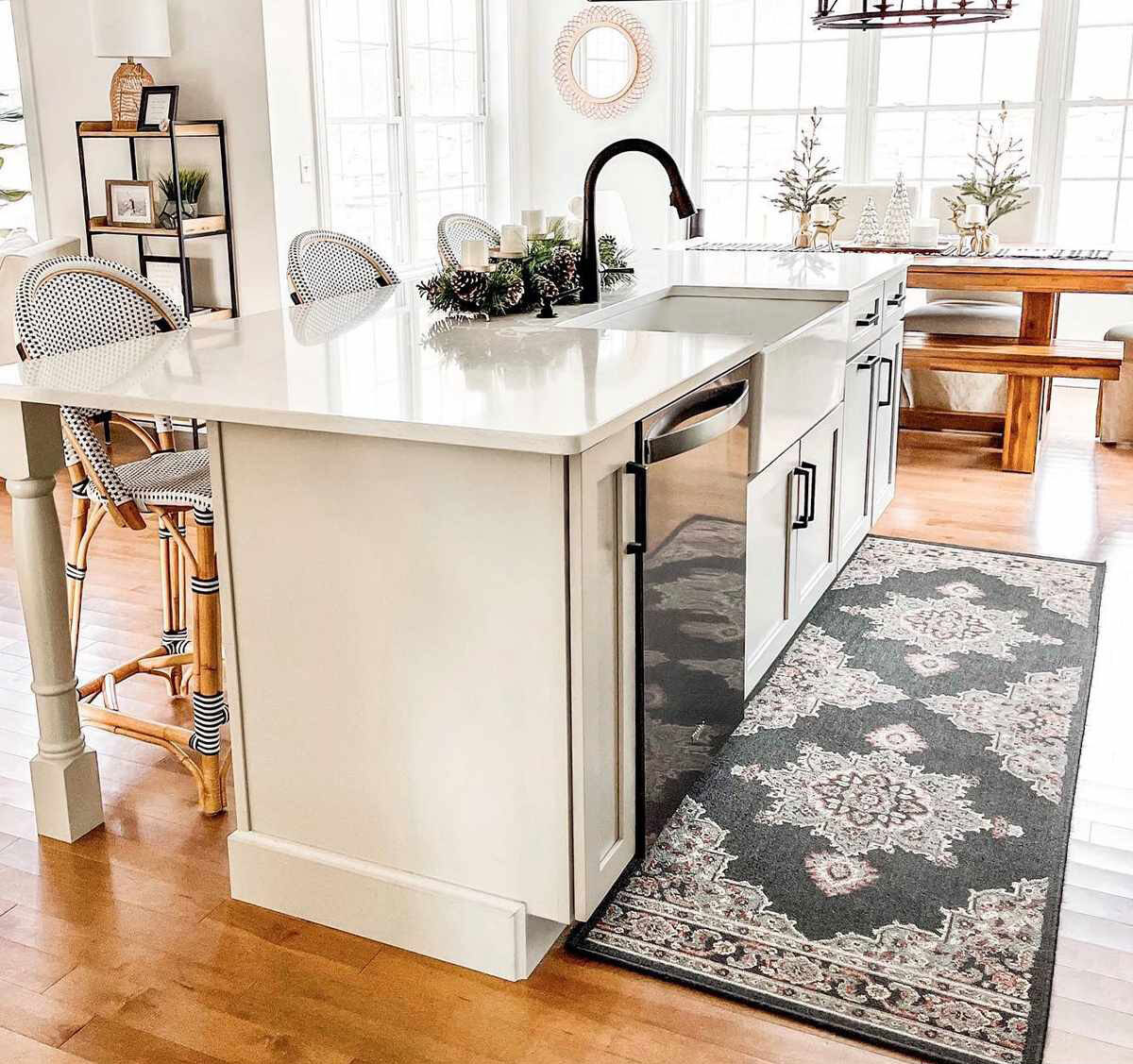 Ambient Brown Medallion Rug