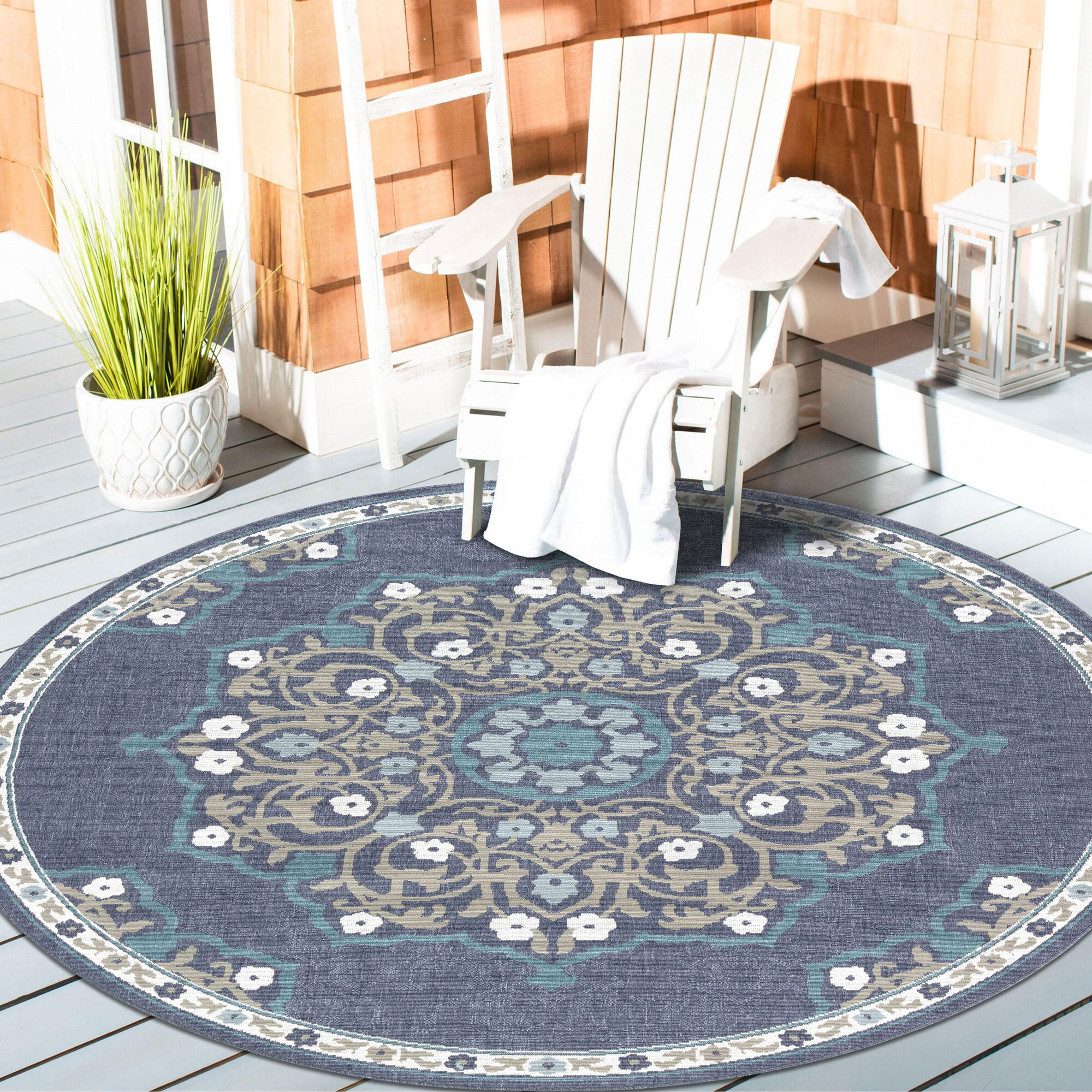 Ambient Medallion Outdoor Rug