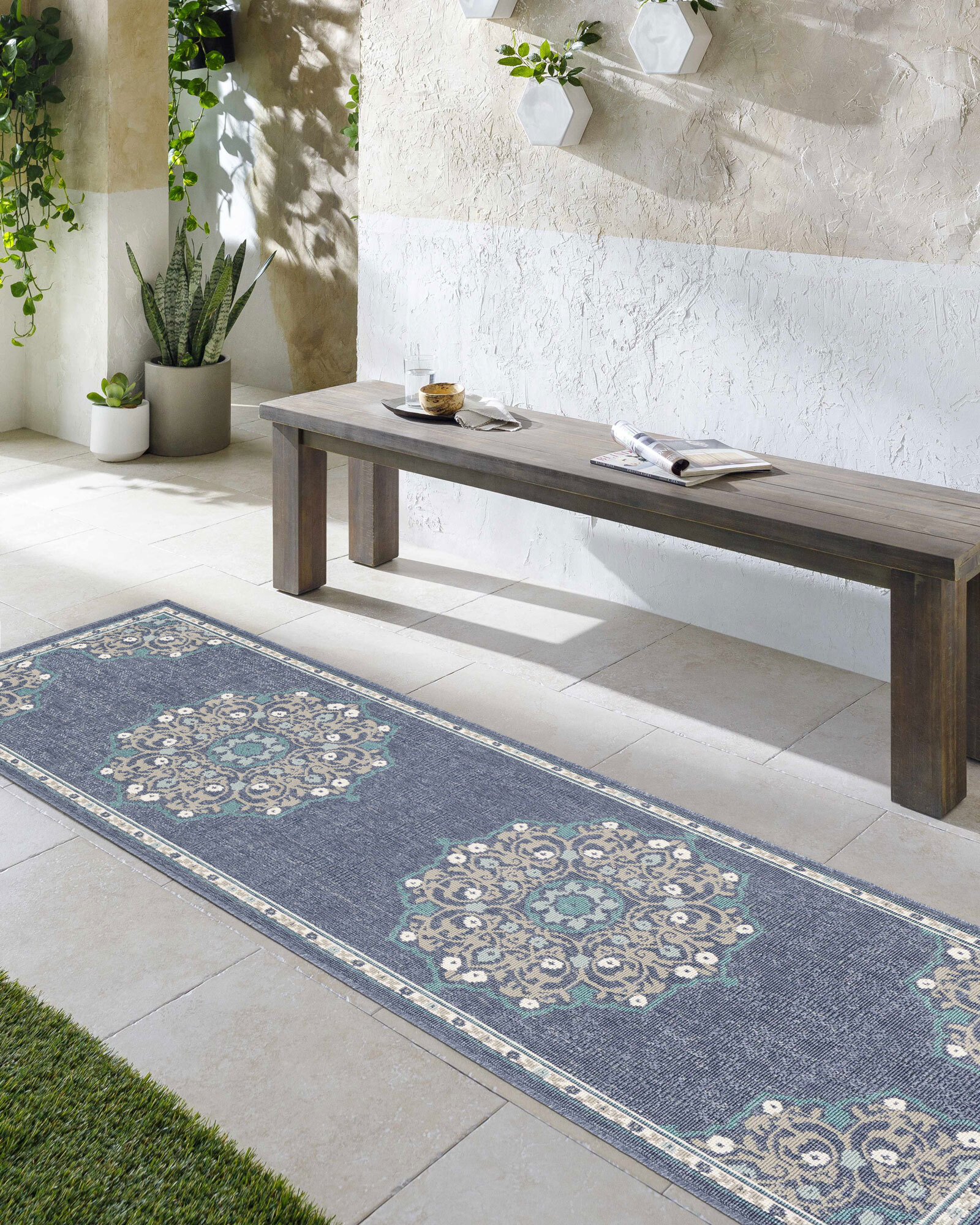 Ambient Medallion Outdoor Rug