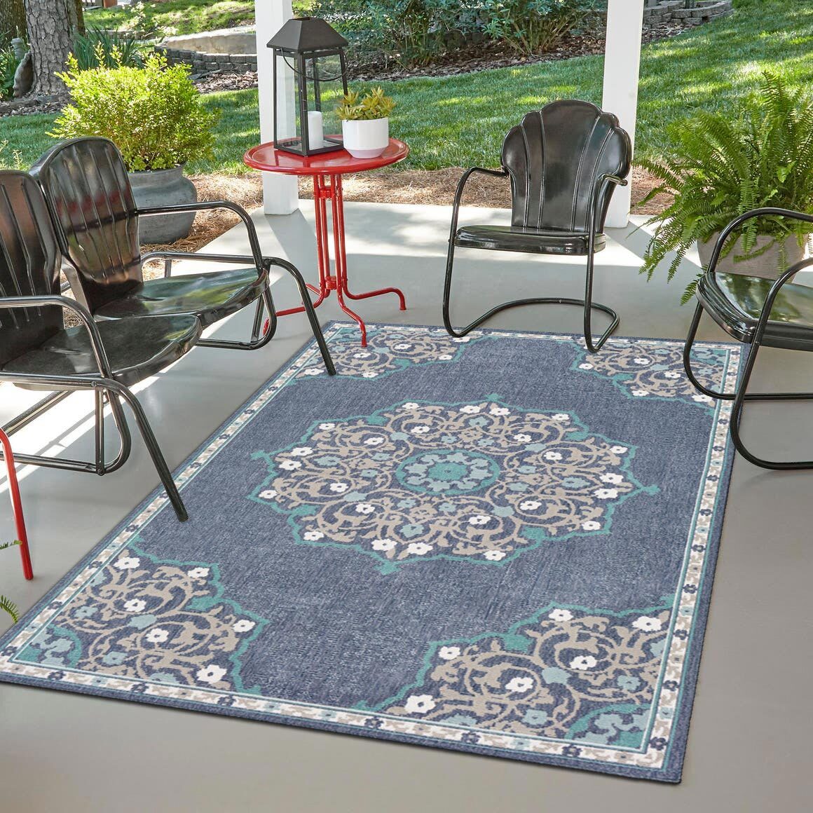 Ambient Medallion Outdoor Rug