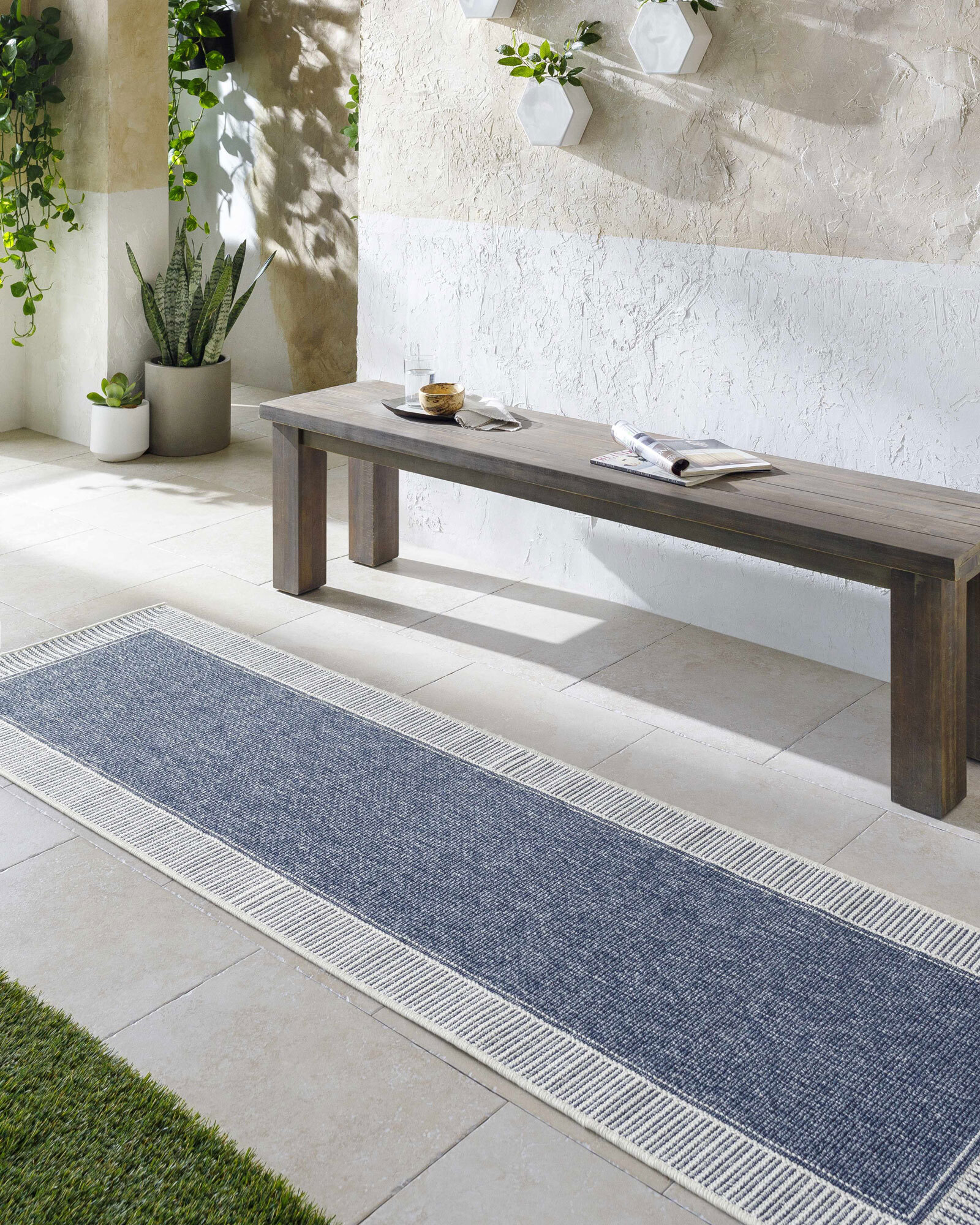 Ambient Blue Indoor Outdoor Rug