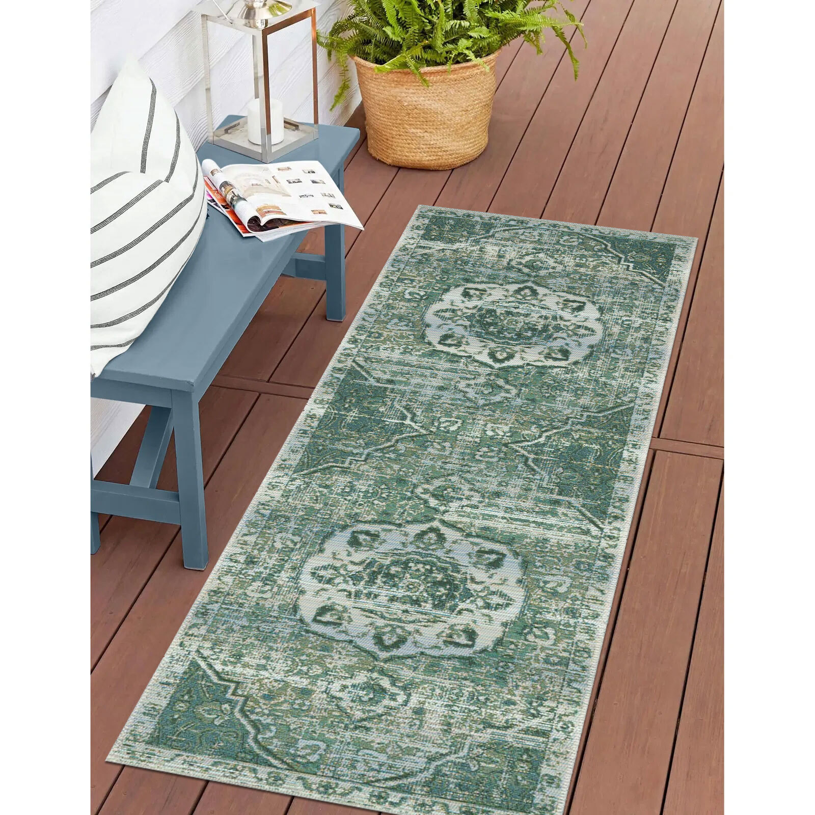 Aperto Medallion Flatweave Rug