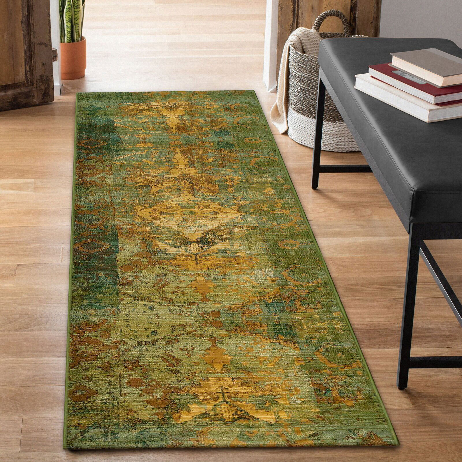 Aperto Transitional Green Rug