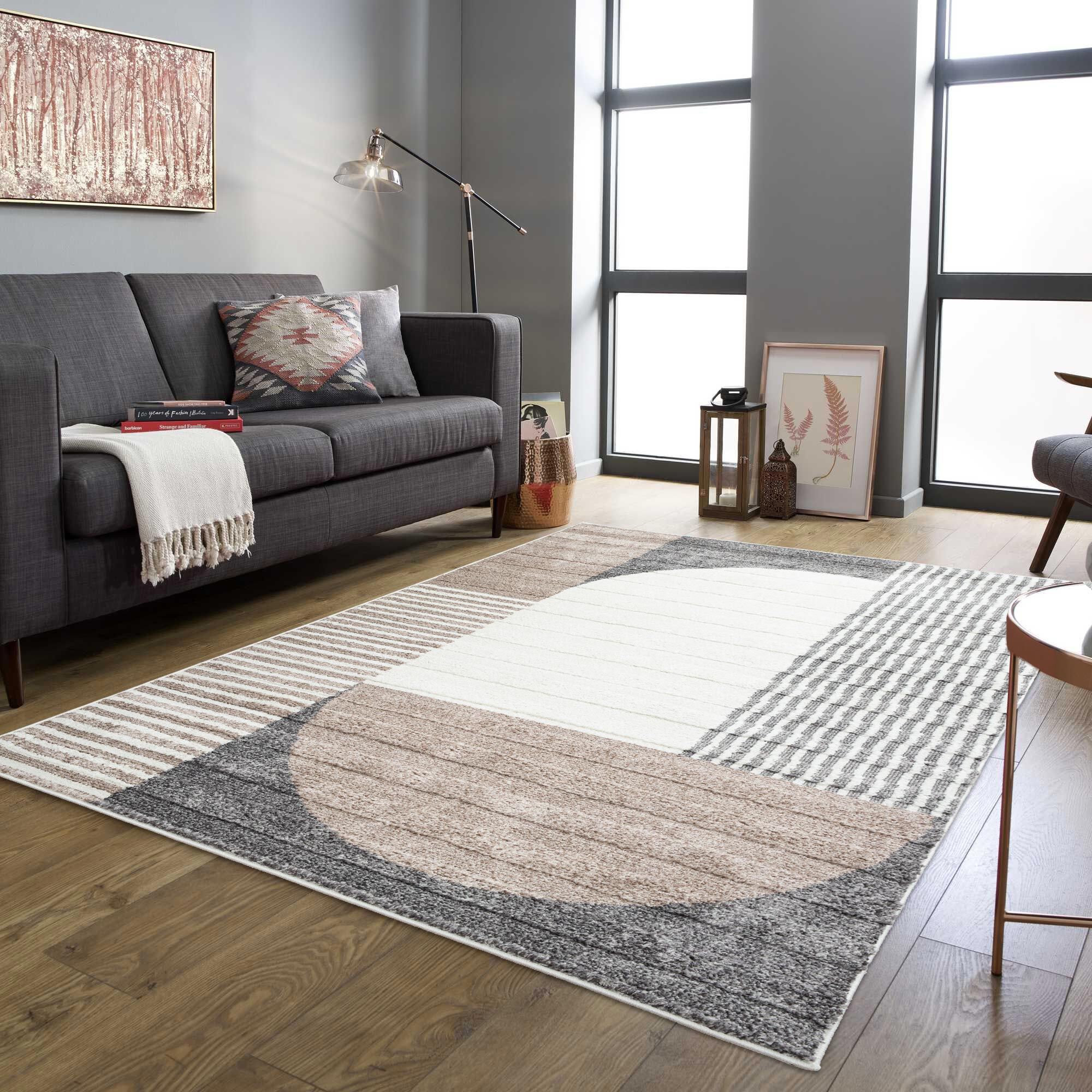 Austin Geometric Striped Rug