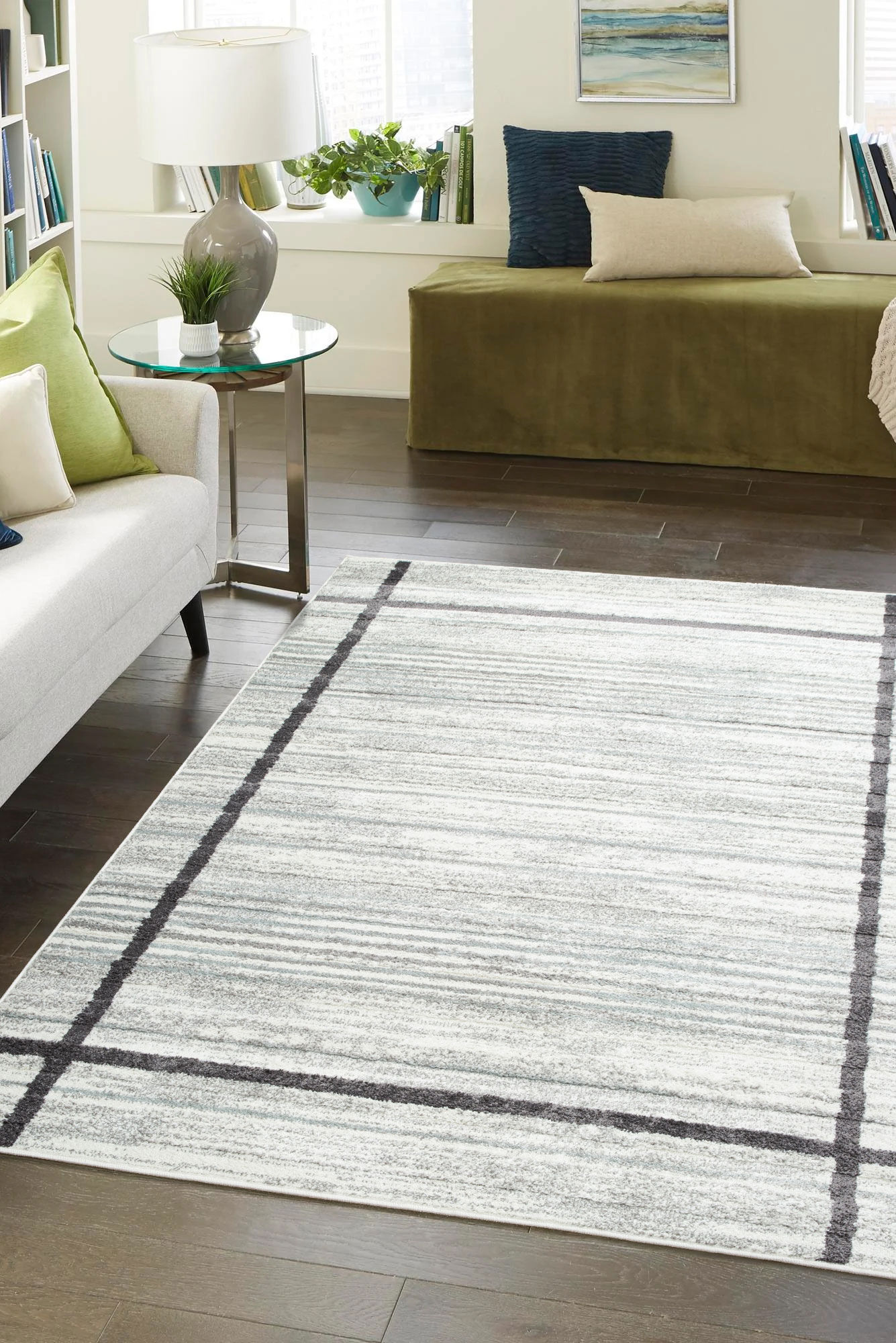 Austin Modern Striped Rug(Size 230 x 160cm)