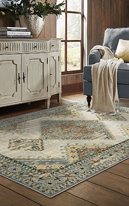 Caleb Traditional Medallion Rug(Size 220 x 150cm)