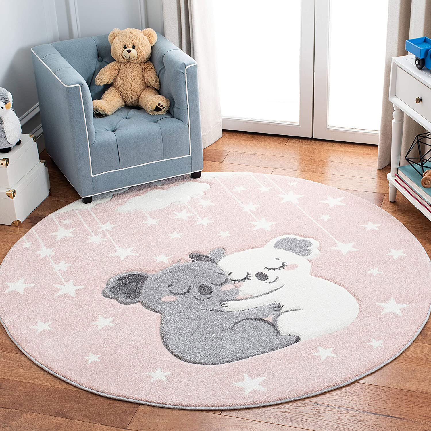 Charlie Cute Koala Hug Kids Rug