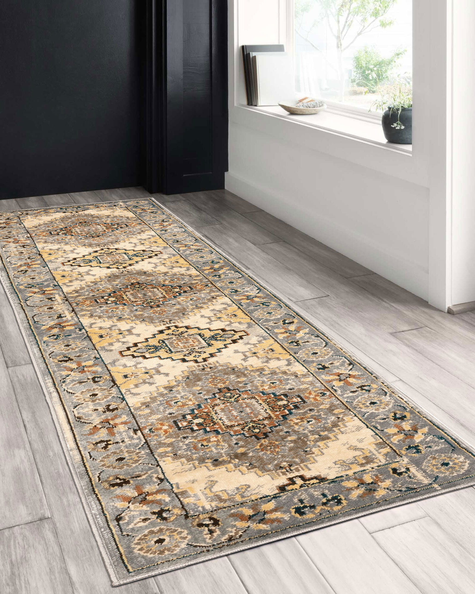 Fred Traditional Medallion Rug