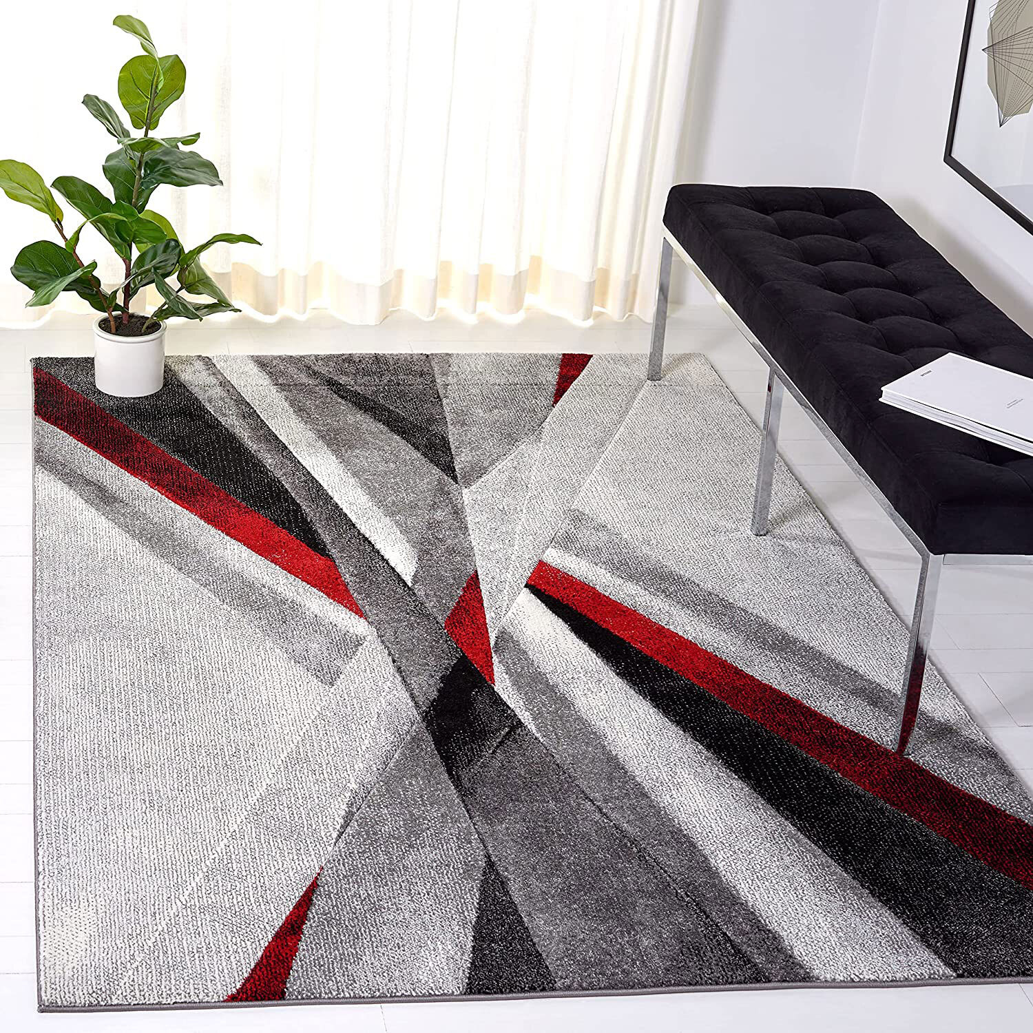 Freya Modern Carved Abstract Rug