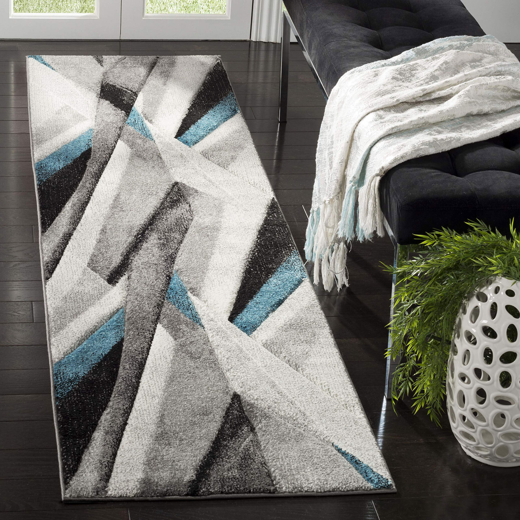 Freya Modern Carved Abstract Rug