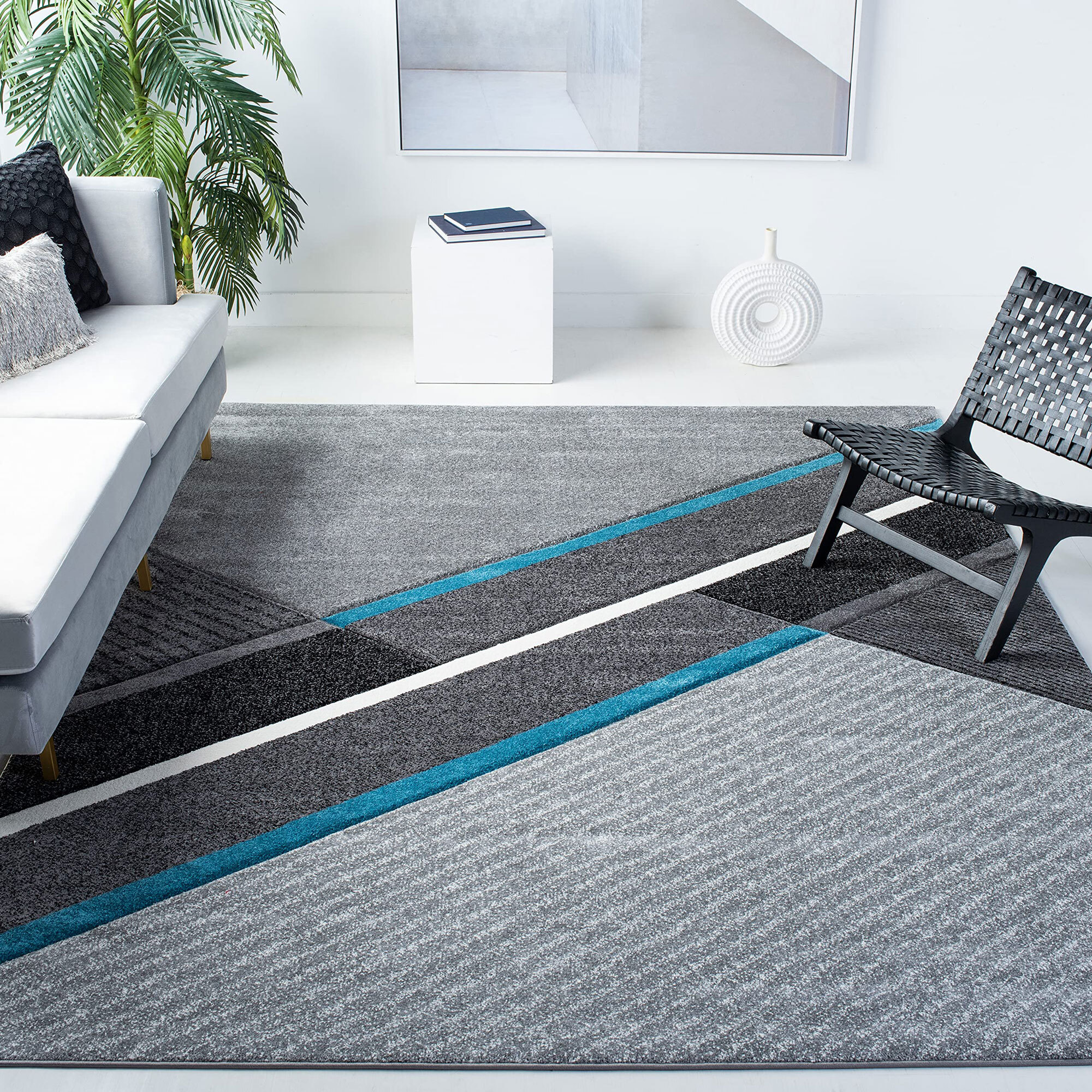 Freya Modern Geometric Rug