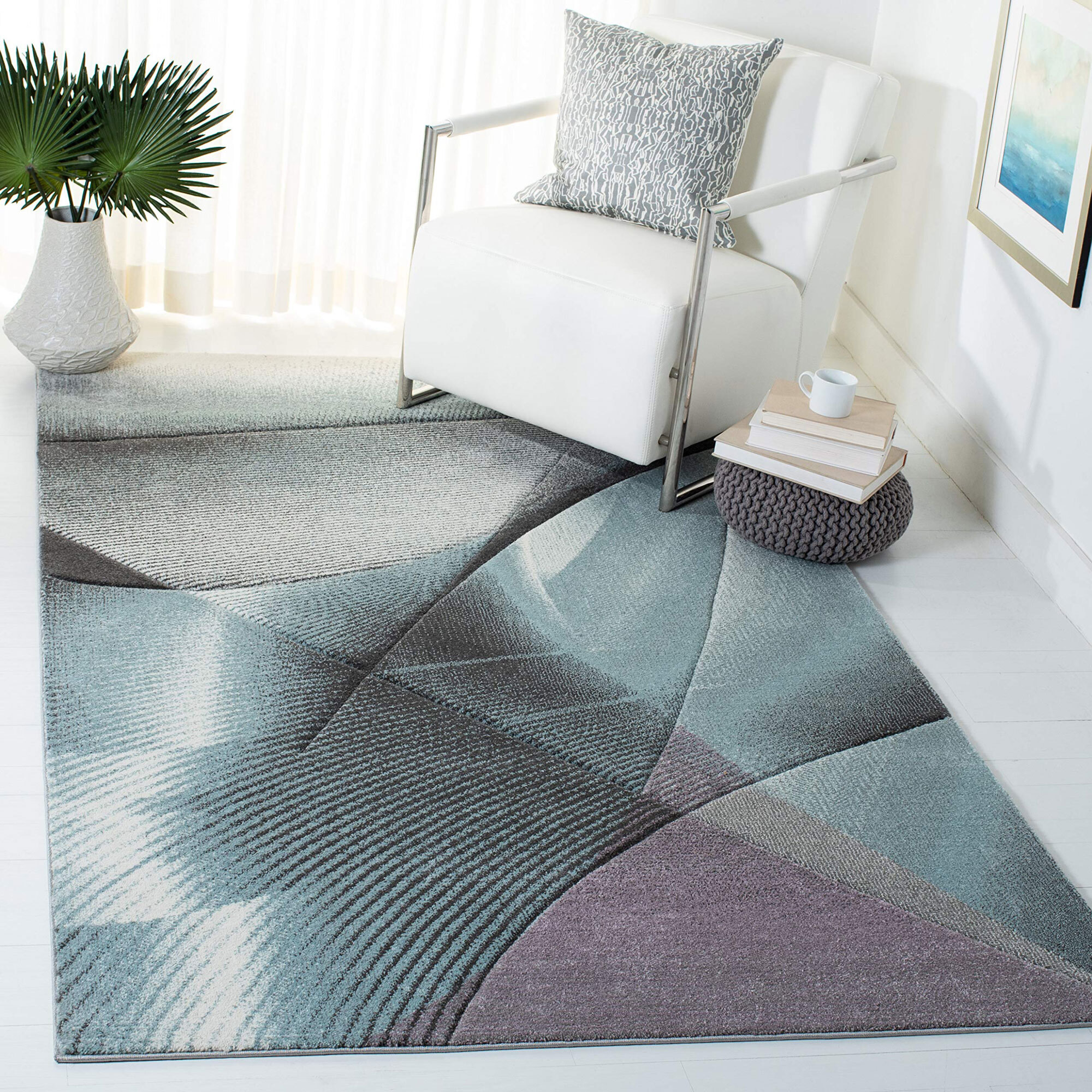 Freya Modern Wavy Abstract Rug