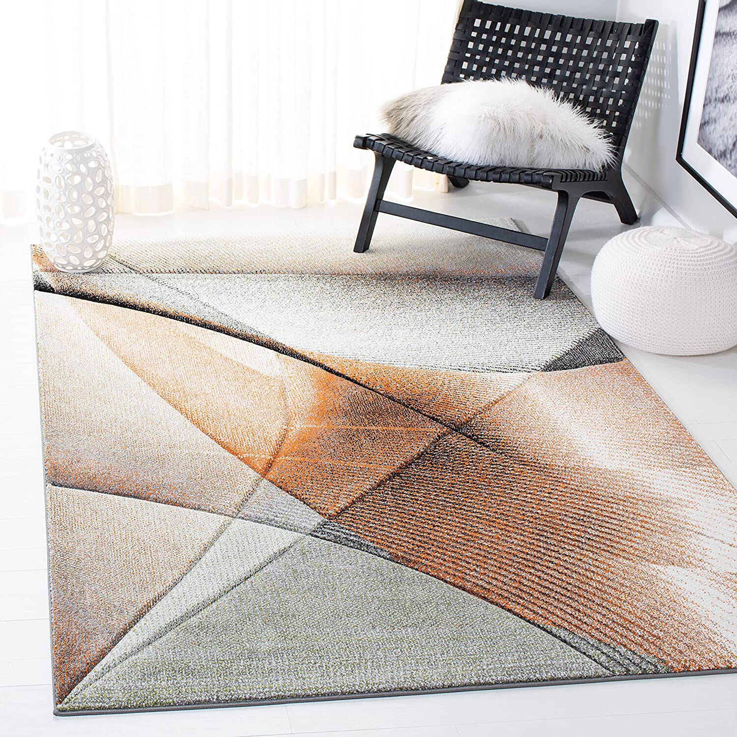 Freya Wavy Modern Abstract Rug