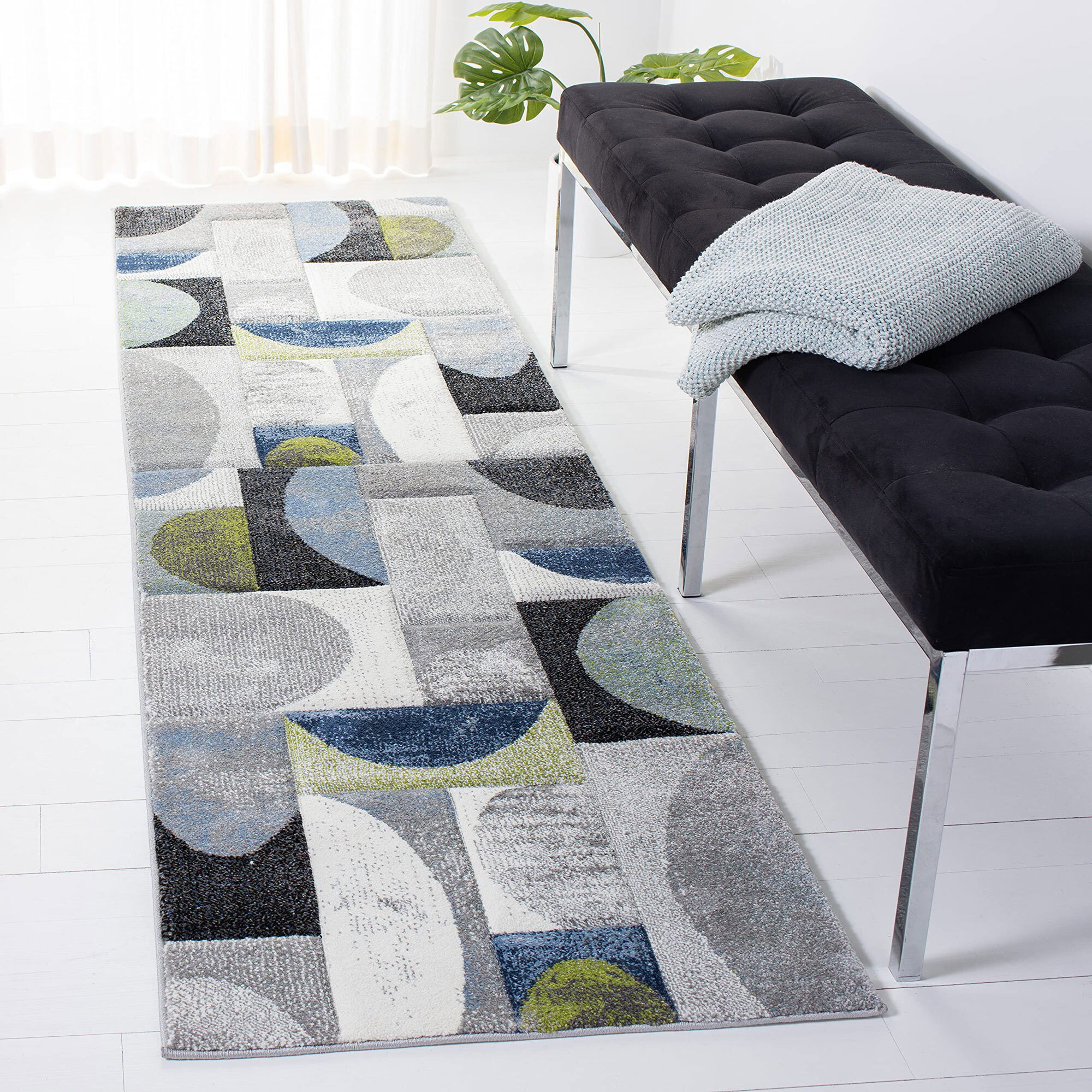 Freya Modern Circle Pattern Rug