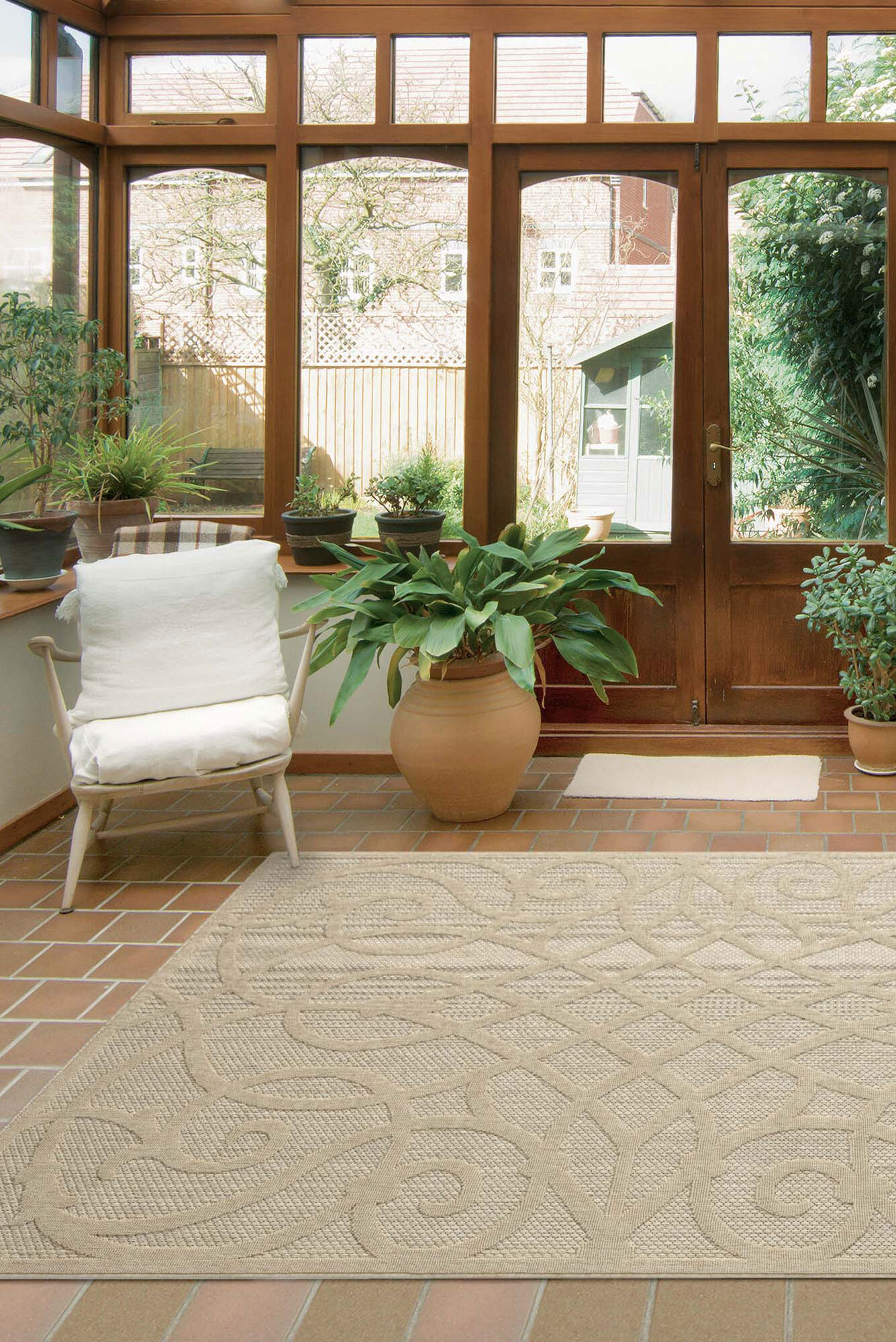 Holly Lattice Indoor/Outdoor Rug(Size 230 x 160cm)