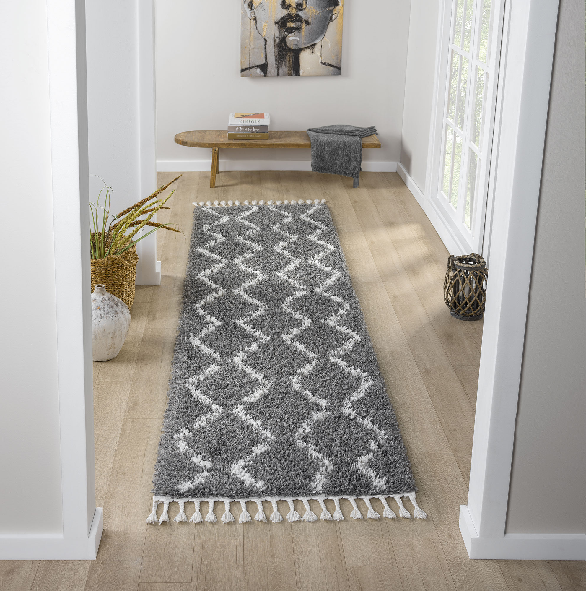 Joey Moroccan Shaggy Rug