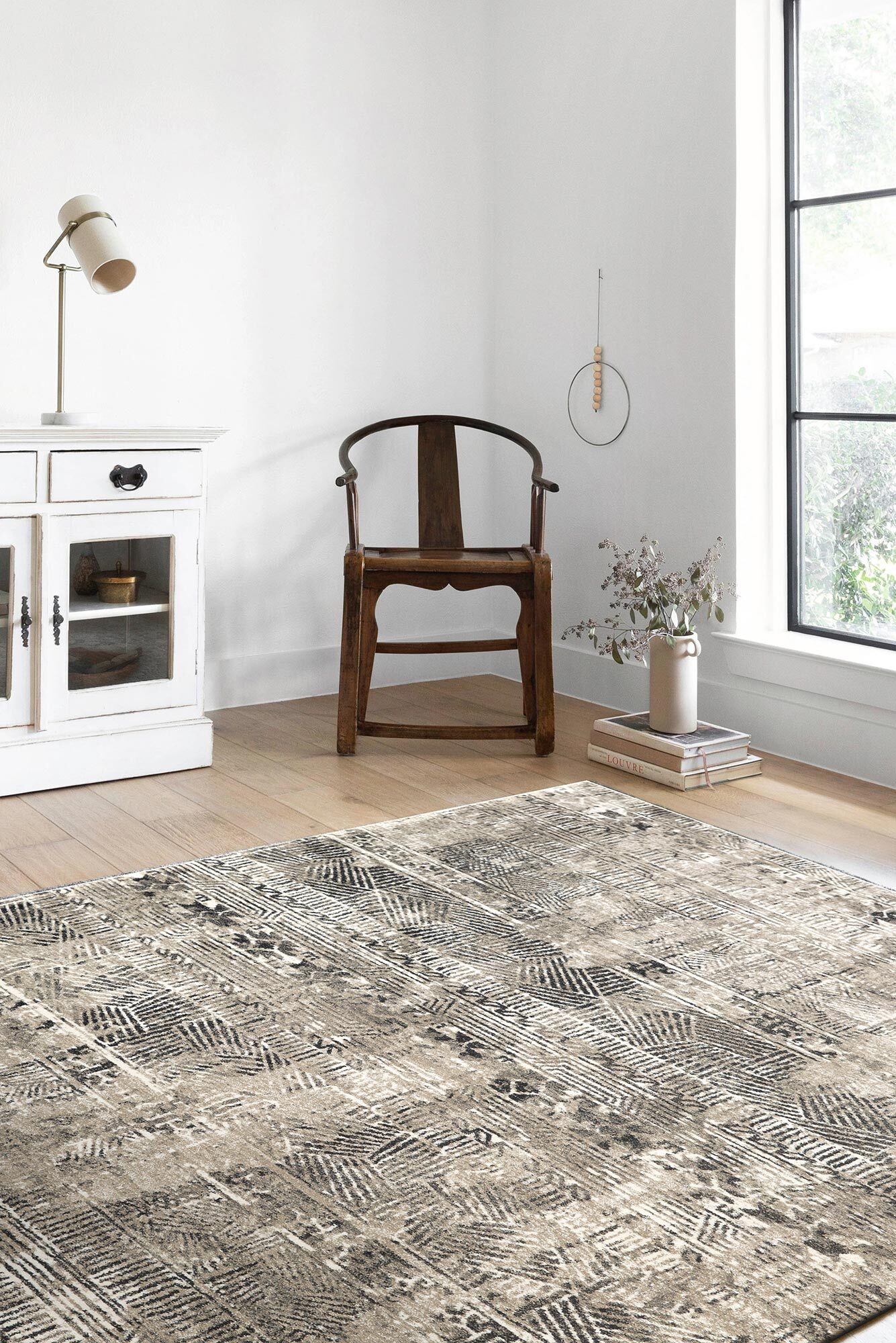 Kabir Geometric Rug(Size 230 x 160cm)