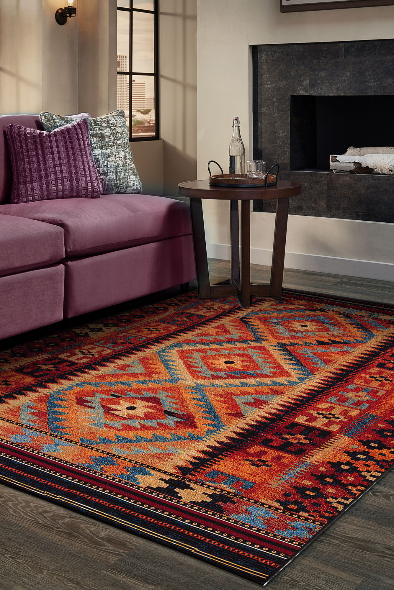 Marly Tribal Geometric Rug(Size 235 x 160cm)