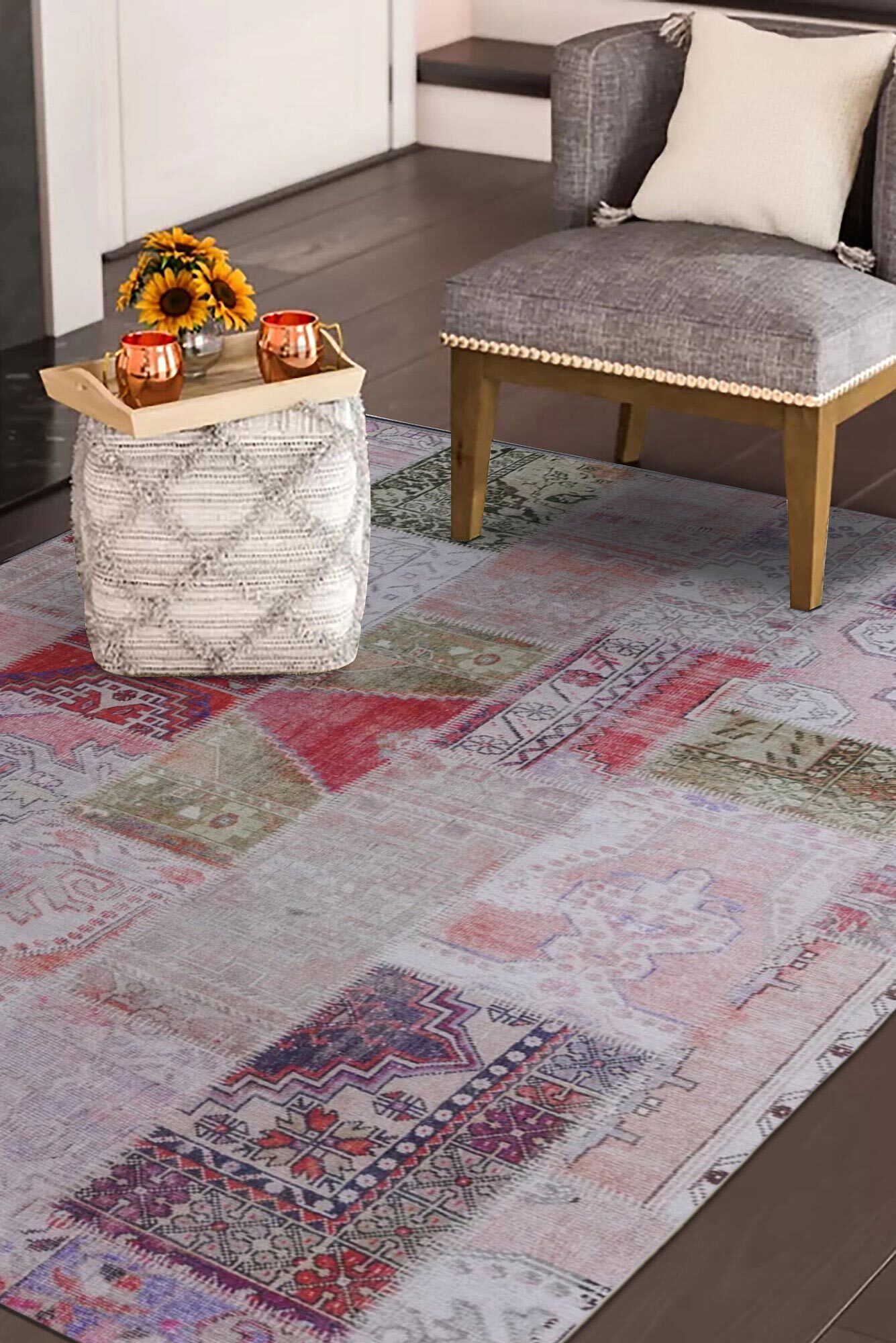 Noble Traditional Patchwork Rug (Size 230 x 160cm)